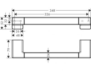 Поручень Hansgrohe AddStoris 41744670